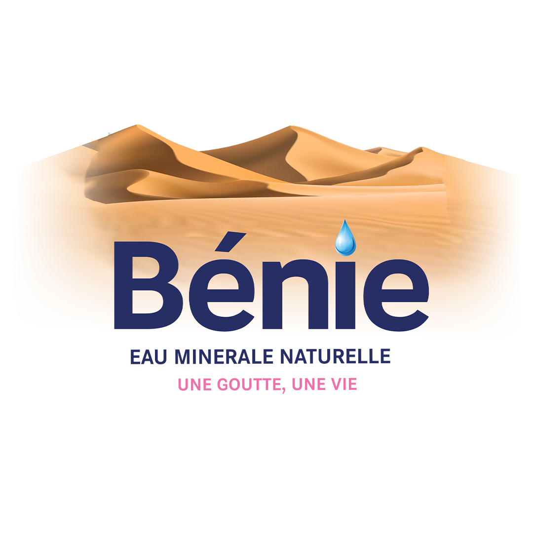 LOGO EAU MINERALE BENIE PNG